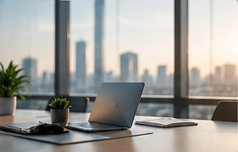 A contemporary, professional office environment